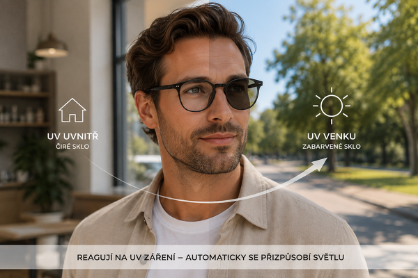 Samozabarvovací skla Transitions Gen7, XTRActive nebo DriveWear