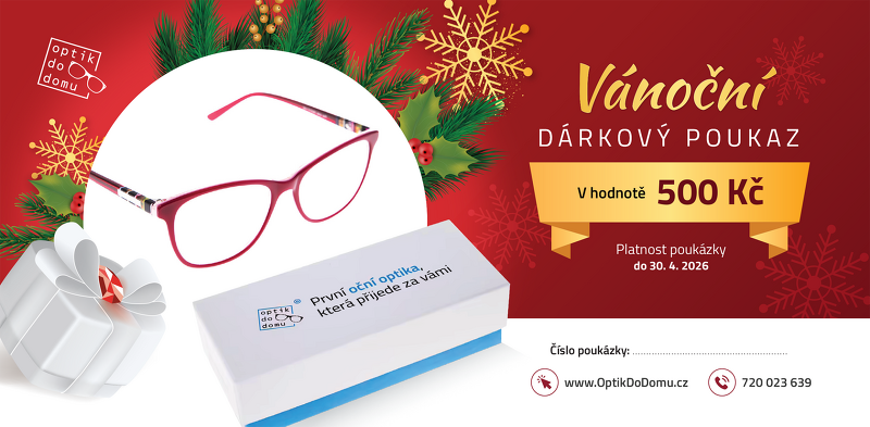Vánoční dárkový poukaz 500